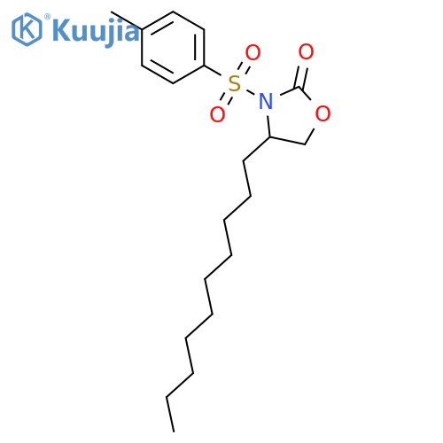 2-Oxazolidinone, 4-decyl-3-[(4-methylphenyl)sulfonyl]- structure