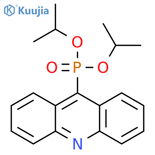 Phosphonic acid, 9-acridinyl-, bis(1-methylethyl) ester structure