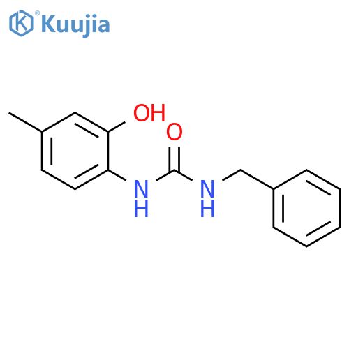 Urea, N-(2-hydroxy-4-methylphenyl)-N'-(phenylmethyl)- structure