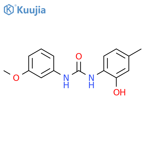 Urea, N-(2-hydroxy-4-methylphenyl)-N'-(3-methoxyphenyl)- structure