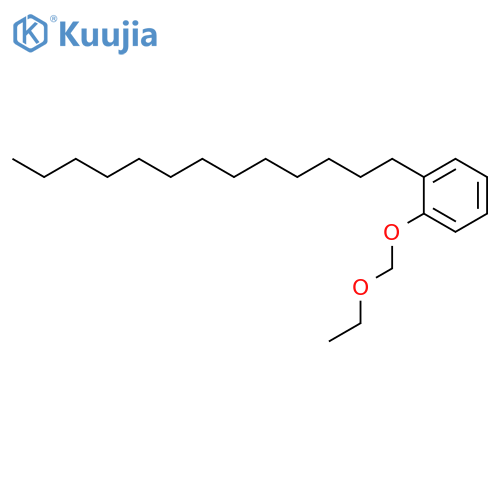 Benzene, 1-(ethoxymethoxy)-2-tridecyl- structure