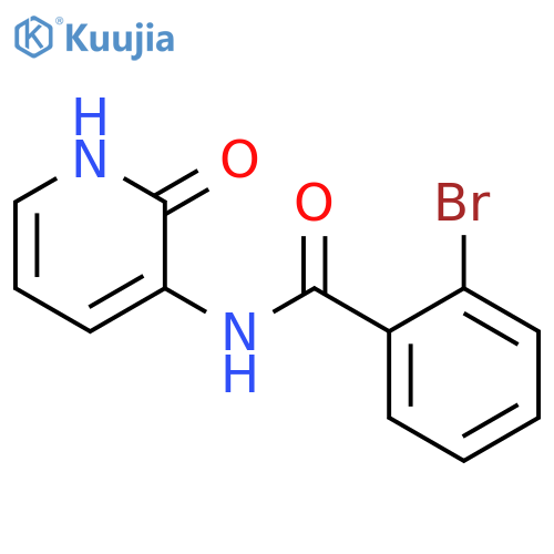 Benzamide, 2-bromo-N-(1,2-dihydro-2-oxo-3-pyridinyl)- structure