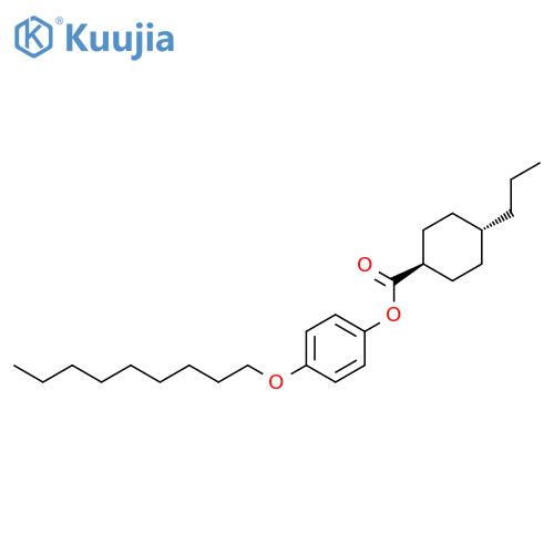 CYCLOHEXANECARBOXYLIC ACID, 4-PROPYL-, 4-(NONYLOXY)PHENYL ESTER, TRANS- structure