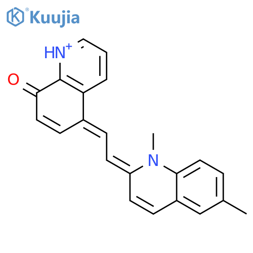 (5e)-5-[(2e)-2-(1,6-dimethylquinolin-2-ylidene)ethylidene]quinolin-1-ium-8-one structure