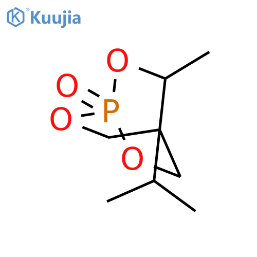 3-methyl-4-(1-methylethyl)-2,6,7-trioxa-1-phosphabicyclo[2.2.2]octane 1-oxide structure
