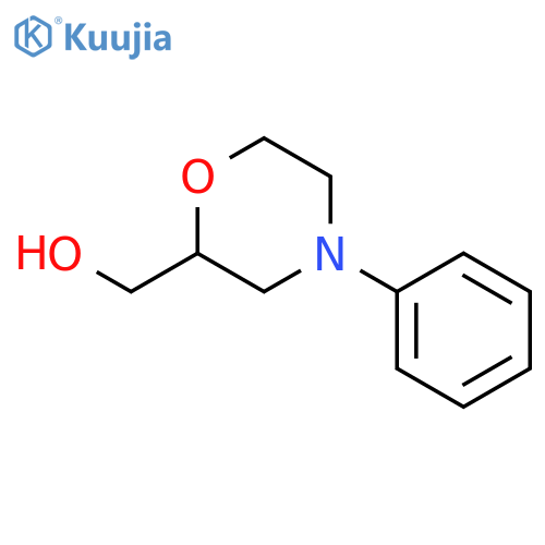 (4-phenylmorpholin-2-yl)methanol structure