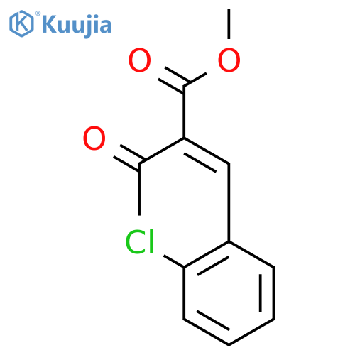 Methyl 2-(2-chlorobenzylidene)-3-oxobutanoate structure