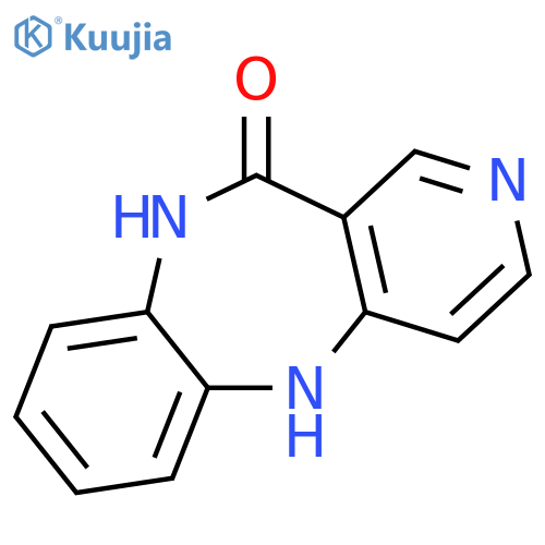 11H-PYRIDO[4,3-B][1,5]BENZODIAZEPIN-11-ONE, 5,10-DIHYDRO- structure