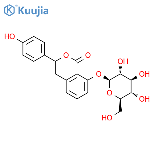 Hydrangenol 8-O-glucoside structure