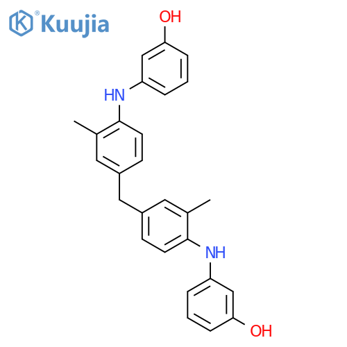 PHENOL, 3,3'-[METHYLENEBIS[(2-METHYL-4,1-PHENYLENE)IMINO]]BIS- structure