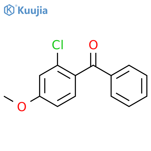 (2-Chloro-4-methoxyphenyl)(phenyl)methanone structure