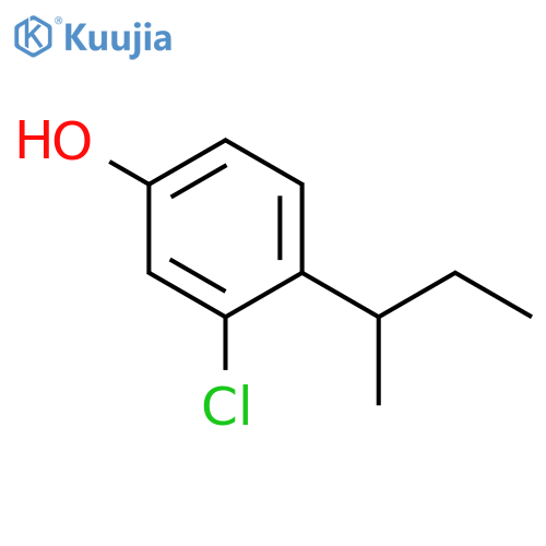 PHENOL, 3-CHLORO-4-(1-METHYLPROPYL)- structure