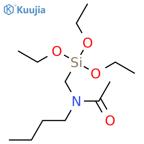 ACETAMIDE, N-BUTYL-N-[(TRIETHOXYSILYL)METHYL]- structure