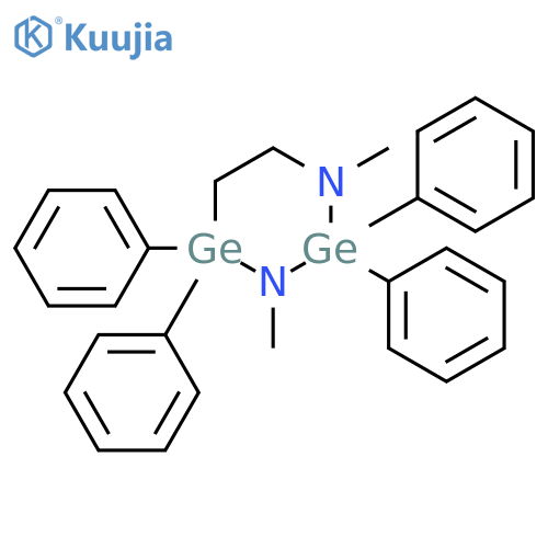 1,3,2,4-DIAZADIGERMINE, HEXAHYDRO-1,3-DIMETHYL-2,2,4,4-TETRAPHENYL- structure
