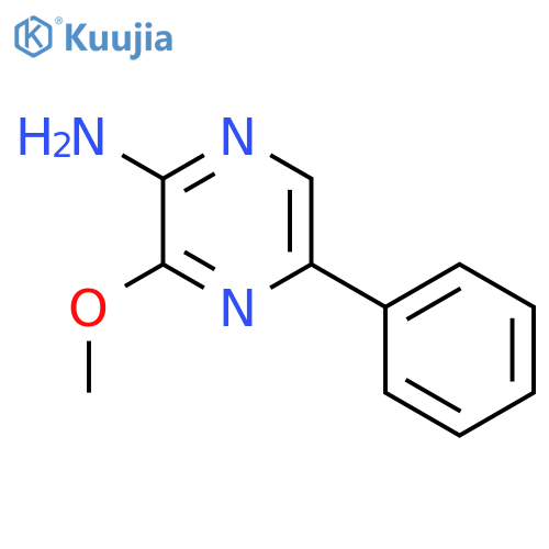 3-Methoxy-5-phenylpyrazin-2-amine structure