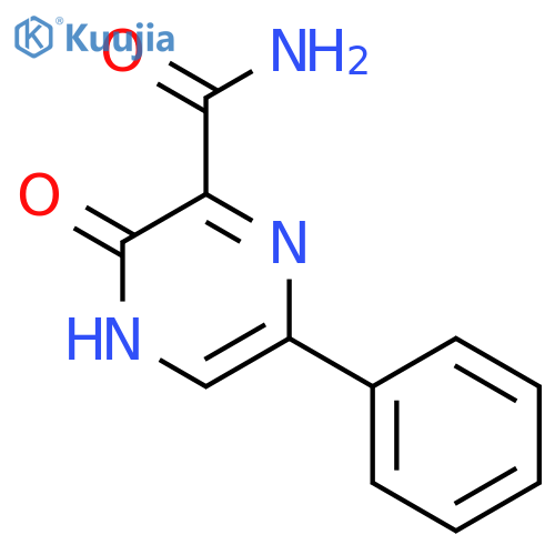 Pyrazinecarboxamide, 3,4-dihydro-3-oxo-6-phenyl- structure