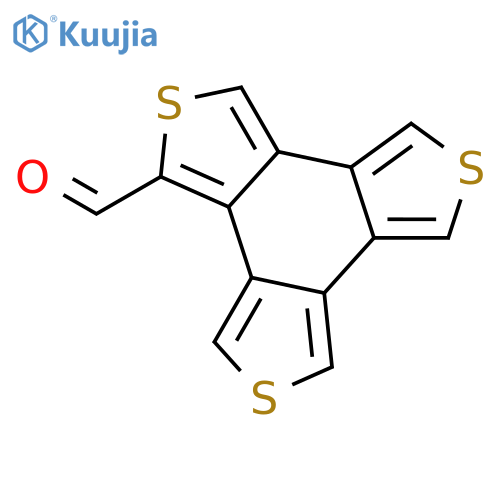 BENZO[1,2-C:3,4-C':5,6-C'']TRITHIOPHENE-1-CARBOXALDEHYDE structure