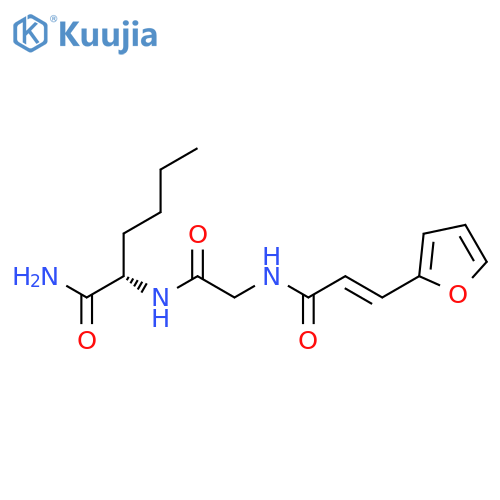 L-Norleucinamide, N-[3-(2-furanyl)-1-oxo-2-propenyl]glycyl- structure