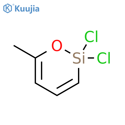 1-Oxa-2-silacyclohexa-3,5-diene, 2,2-dichloro-6-methyl- structure