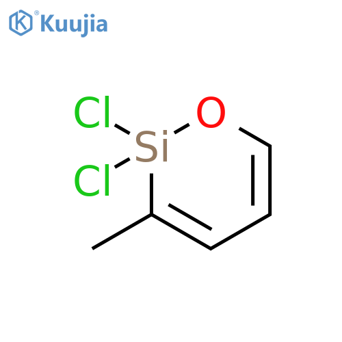 1-Oxa-2-silacyclohexa-3,5-diene, 2,2-dichloro-3-methyl- structure