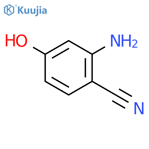 2-amino-4-hydroxybenzonitrile structure