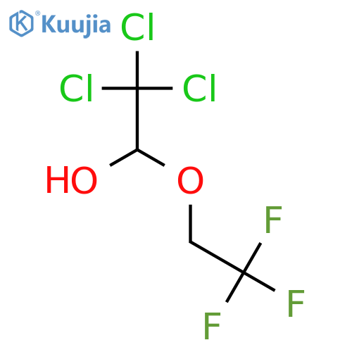 Ethanol, 2,2,2-trichloro-1-(2,2,2-trifluoroethoxy)- structure