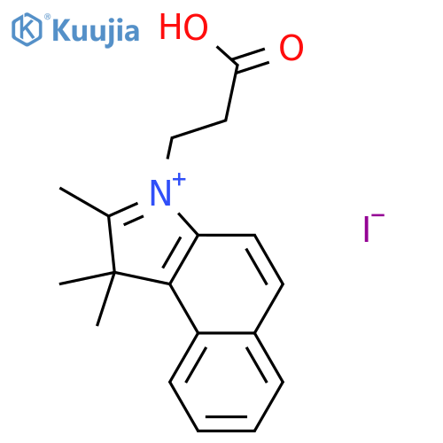 1H-BENZ[E]INDOLIUM, 3-(2-CARBOXYETHYL)-1,1,2-TRIMETHYL-, IODIDE structure