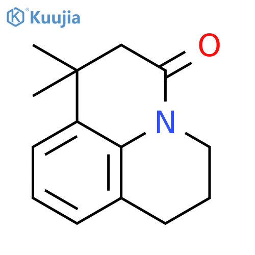 1H,5H-BENZO[IJ]QUINOLIZIN-5-ONE, 2,3,6,7-TETRAHYDRO-7,7-DIMETHYL- structure