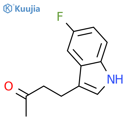 4-(5-fluoro-1H-indol-3-yl)-2-Butanone structure