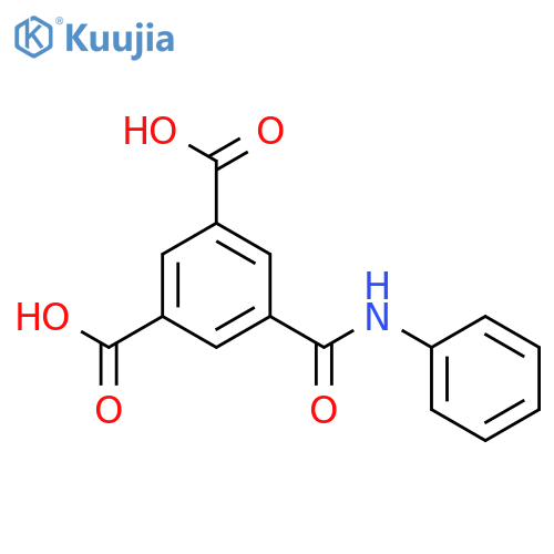 1,3-BENZENEDICARBOXYLIC ACID, 5-[(PHENYLAMINO)CARBONYL]- structure