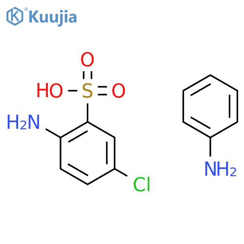 Benzenesulfonic acid, 2-amino-5-chloro-, compd. with benzenamine(1:1) structure