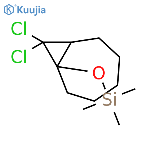 Silane, [(8,8-dichlorobicyclo[5.1.0]oct-1-yl)oxy]trimethyl- structure