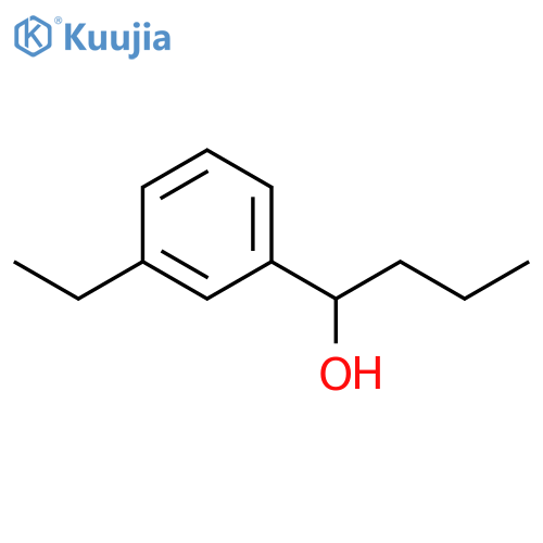 1-(3-ethylphenyl)butan-1-ol structure
