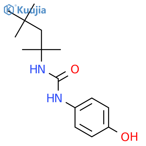 Urea, N-(4-hydroxyphenyl)-N'-(1,1,3,3-tetramethylbutyl)- structure