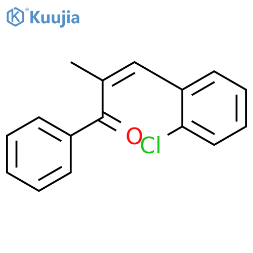 2-Propen-1-one, 3-(2-chlorophenyl)-2-methyl-1-phenyl-, (Z)- structure