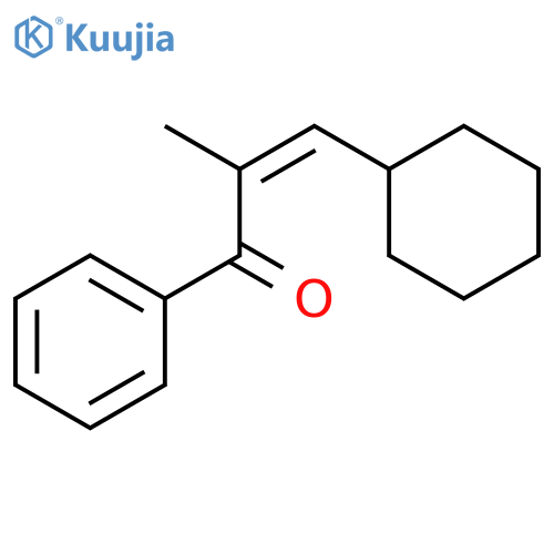 2-Propen-1-one, 3-cyclohexyl-2-methyl-1-phenyl-, (Z)- structure