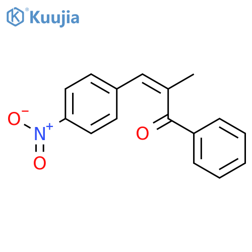 2-PROPEN-1-ONE, 2-METHYL-3-(4-NITROPHENYL)-1-PHENYL-, (Z)- structure