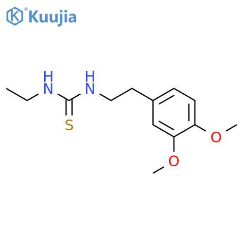 Thiourea, N-[2-(3,4-dimethoxyphenyl)ethyl]-N'-ethyl- structure
