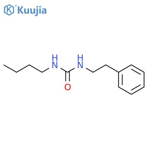 Urea, N-butyl-N'-(2-phenylethyl)- structure