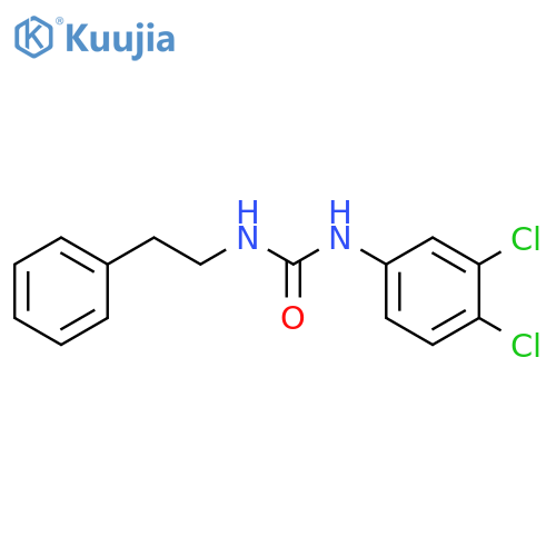 3-(3,4-dichlorophenyl)-1-(2-phenylethyl)urea structure