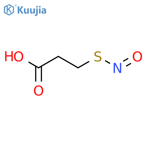 Propanoic acid, 3-(nitrosothio)- structure