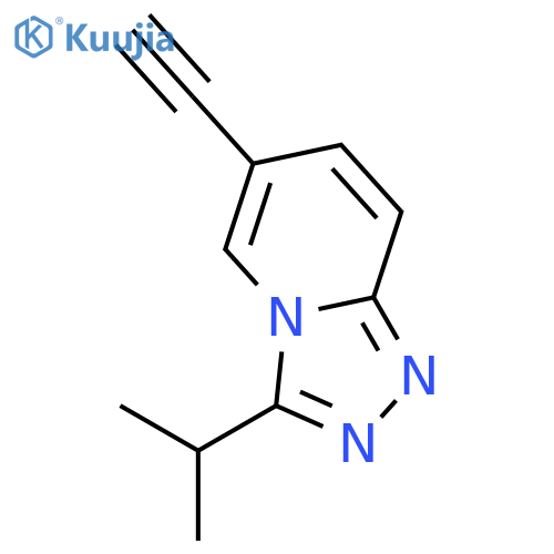 6-Ethynyl-3-isopropyl-[1,2,4]triazolo[4,3-a]pyridine structure