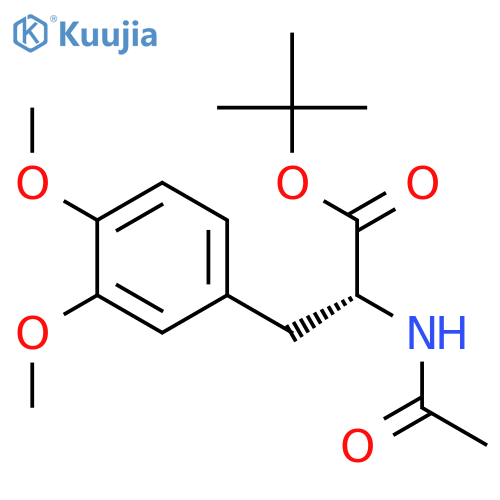D-Tyrosine, N-acetyl-3-methoxy-O-methyl-, 1,1-dimethylethyl ester structure
