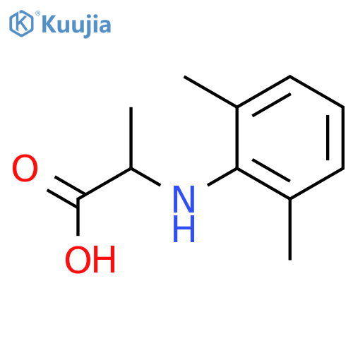 2-(2,6-dimethylanilino)propanoic Acid structure