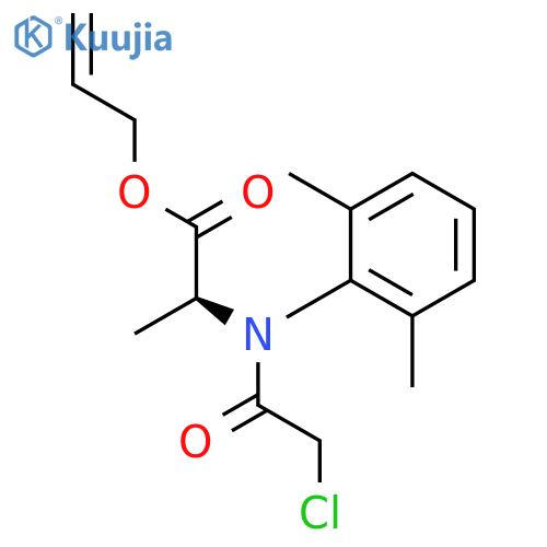 L-Alanine, N-(chloroacetyl)-N-(2,6-dimethylphenyl)-, 2-propenyl ester structure