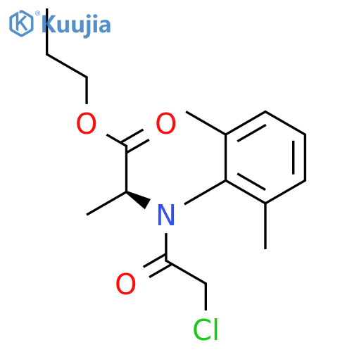 L-ALANINE, N-(CHLOROACETYL)-N-(2,6-DIMETHYLPHENYL)-, PROPYL ESTER structure