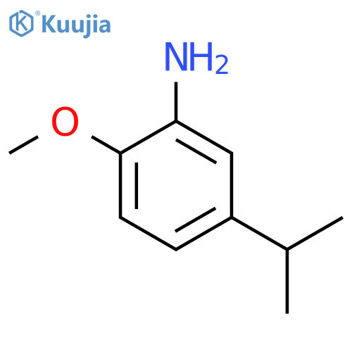 Benzenamine, 2-methoxy-5-(1-methylethyl)- (9CI) structure