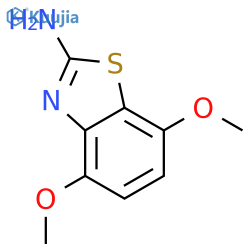 4,7-dimethoxy-1,3-benzothiazol-2-amine structure