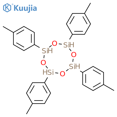 CYCLOTETRASILOXANE, 2,4,6,8-TETRAKIS(4-METHYLPHENYL)- structure