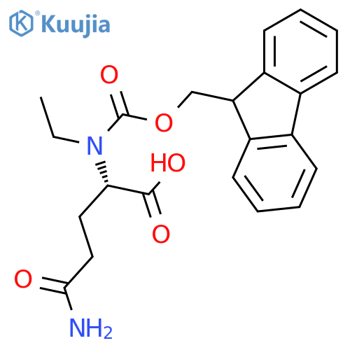 L-GLUTAMINE, N-ETHYL-N2-[(9H-FLUOREN-9-YLMETHOXY)CARBONYL]- structure